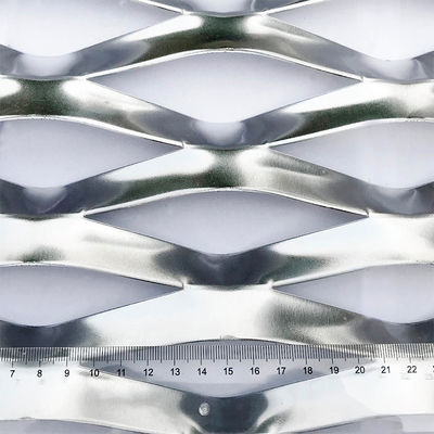 Aluminum Expanded Metal Mesh  For Construction Rigging / Fencing Material